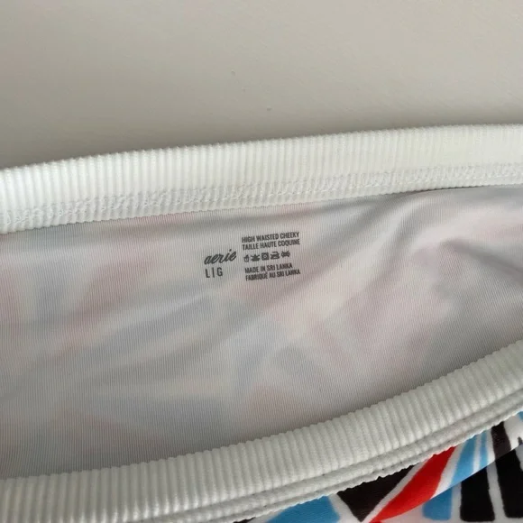 Aerie high waisted cheeky LARGE bikini 👙 bottoms, new without tags, mix/match - Picture 4 of 5